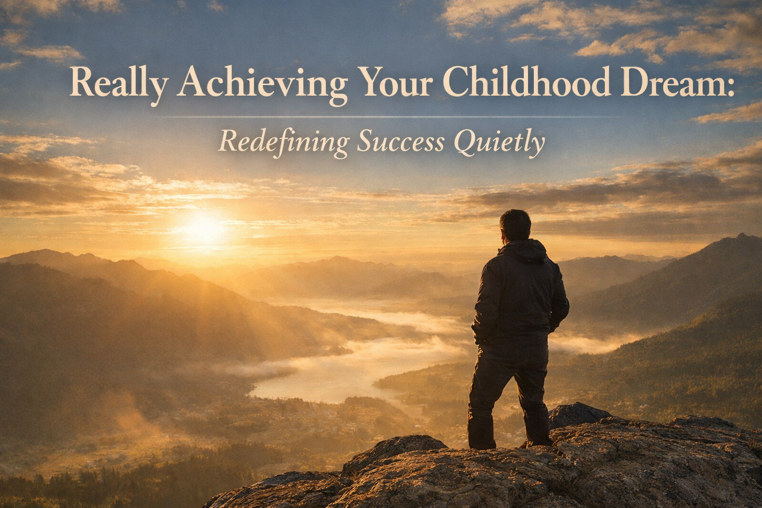 Really Achieving Your Childhood Dream: Redefining Success Quietly